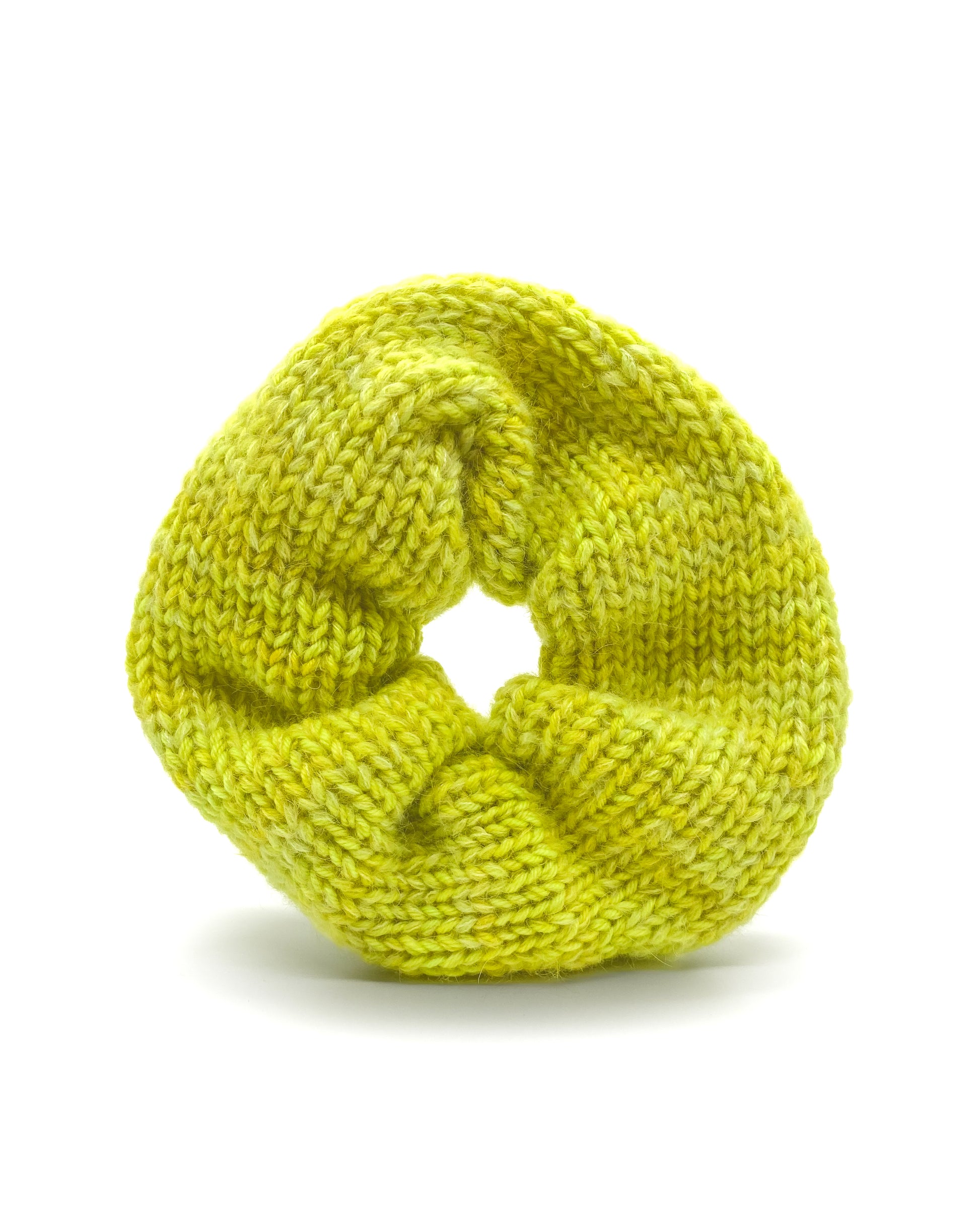 KMELLIA Hand Dyed Oversized Knitted Wool Chouchou Scrunchie