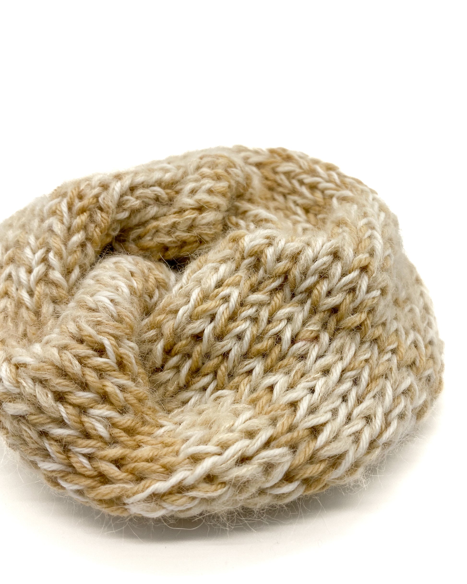KMELLIA Hand Dyed Oversized Knitted Wool Chouchou Scrunchie